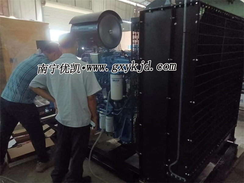 500KW玉柴发电机组试机